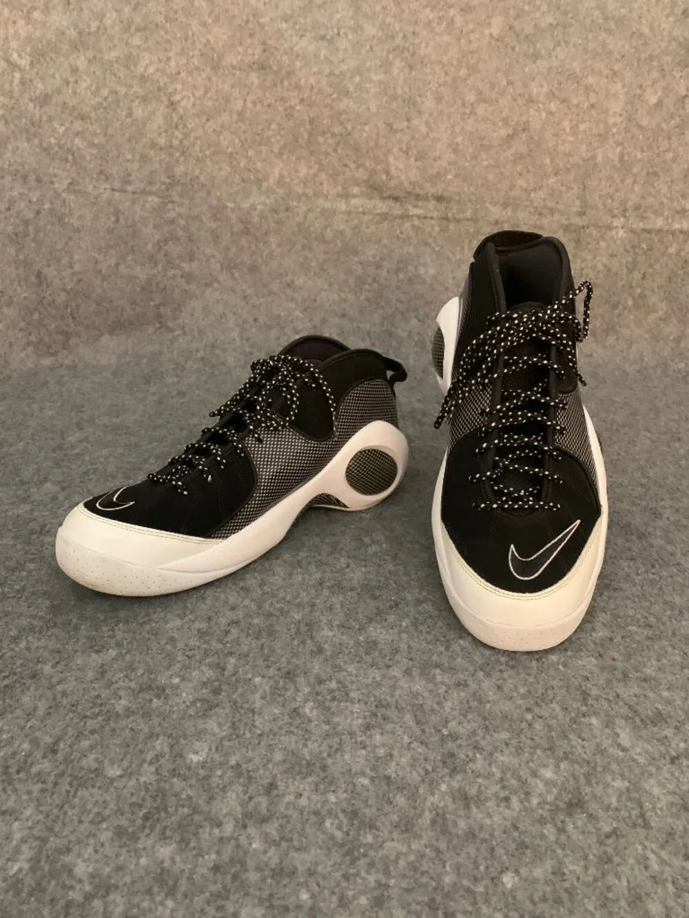 Nike Air Zoom Flight 95 Men’s 2015 Black Metallic Silver 806404-001 Sneakers - Picture 5 of 14